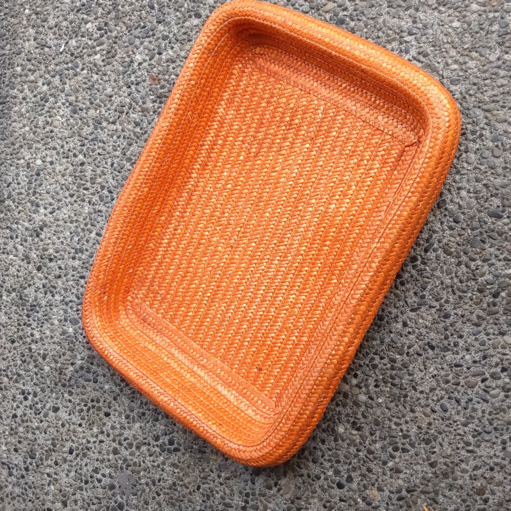 Rosenthal Netter Orange Woven Basket 🧺